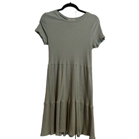 EUC Rolla Coster Green Tiered Dress Size Large - Picture 1 of 5